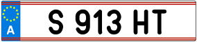 Truck License Plate